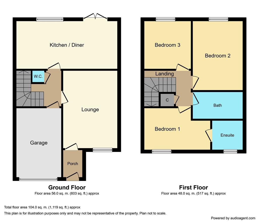 Deerness Heights, Stanley, Crook, Durham, DL15 9TJ 3 bed semidetached