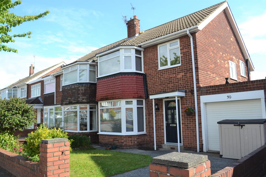 Willoughby Drive, Whitley Lodge, Whitley Bay, NE26 3 bed semidetached