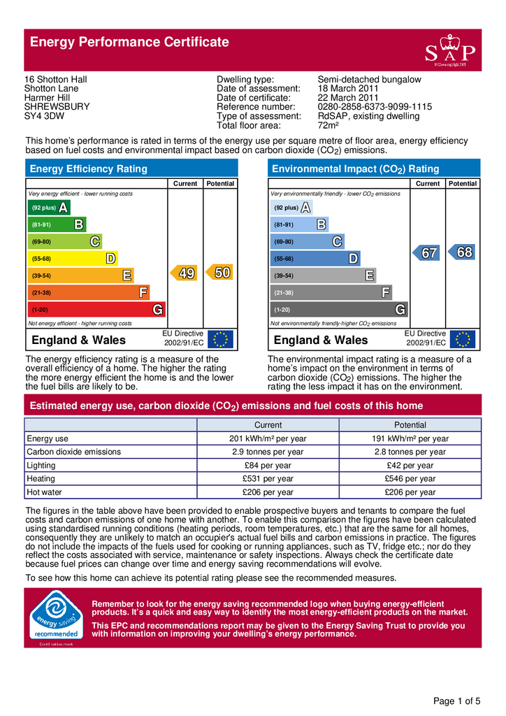 EPC Certificate