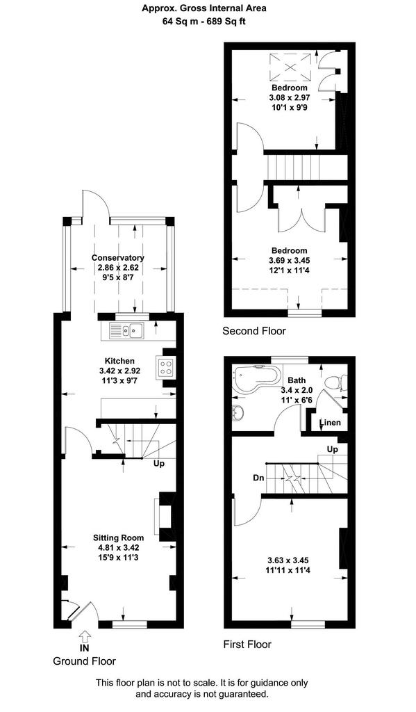 LITTLE CHALFONT 3 bed terraced house £1,700 pcm (£392 pw)