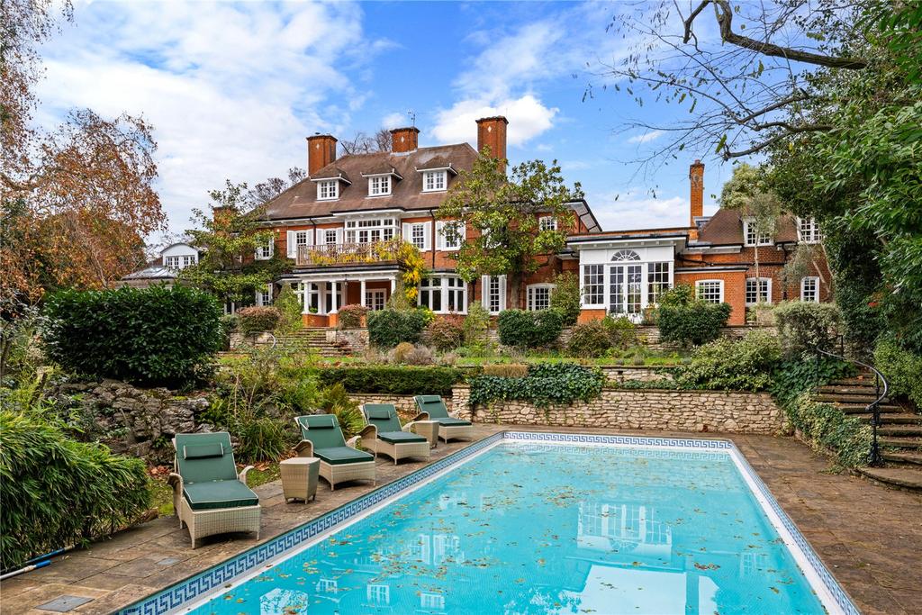 Rear View With Pool