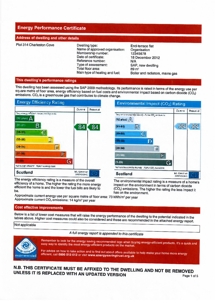 EPC Certificate