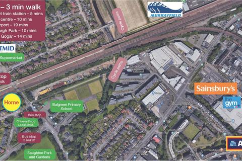 2 bedroom ground floor maisonette to rent, Whitson Road, Edinburgh, City of EH11