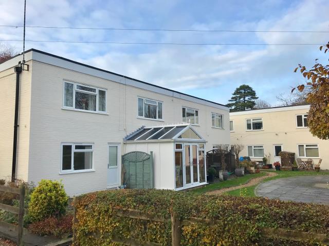 Rear of property