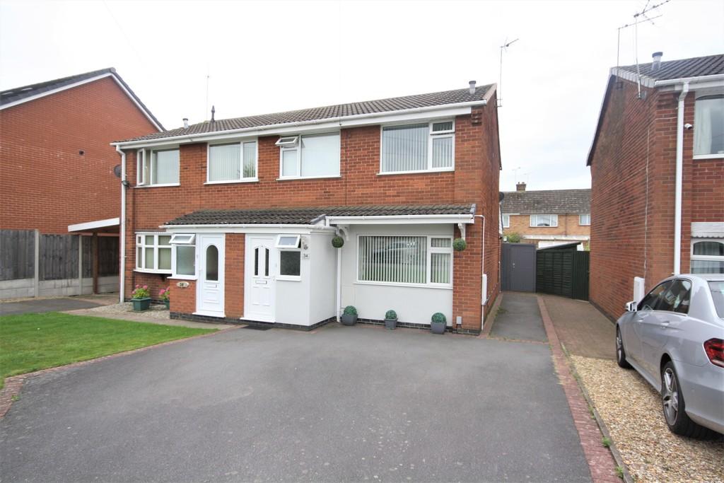 Burnaby Close, Poplar Farm, Nuneaton 3 bed semidetached house £189,995