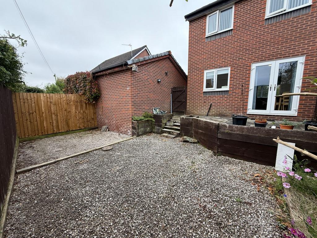 Rear of the property
