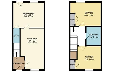 2 bedroom house to rent, Houghton-on-the-Hill