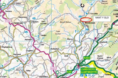 Farm land for sale, Rhandirmwyn, Llandovery