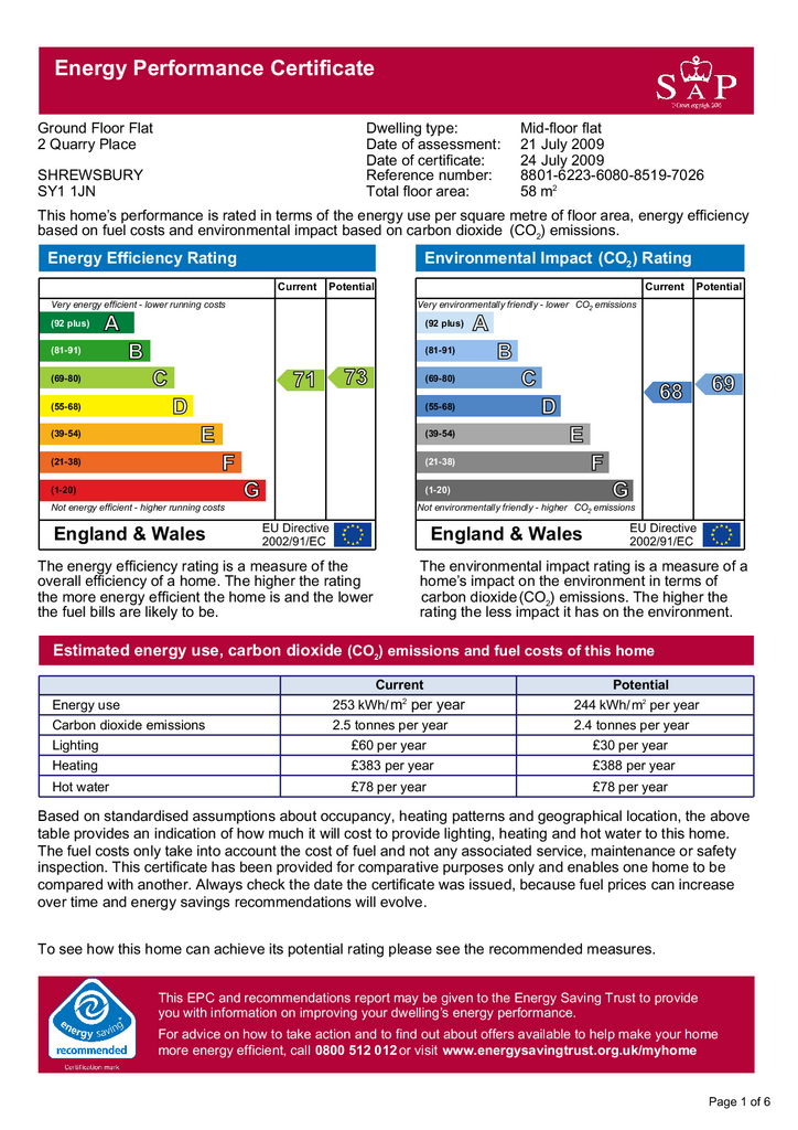 EPC Certificate