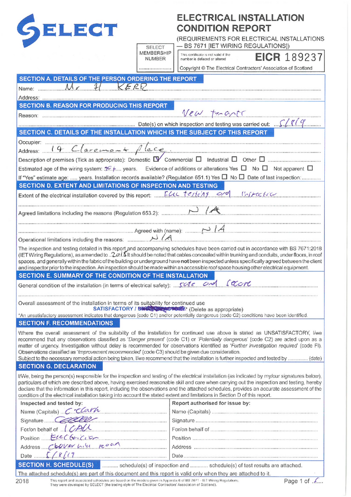 EPC Certificate