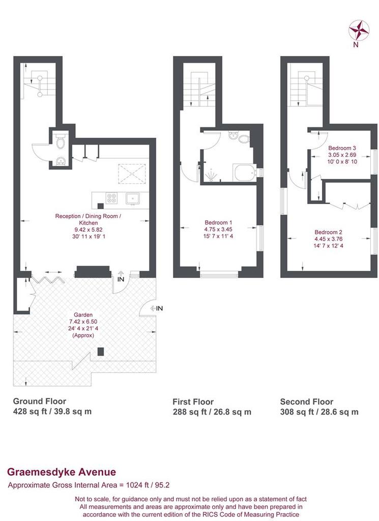Graemesdyke Avenue London 3 Bed House For Sale 785 000