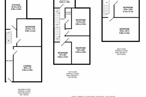 6 bedroom terraced house to rent, Norwood Terrace, Hyde Park, Leeds, LS6