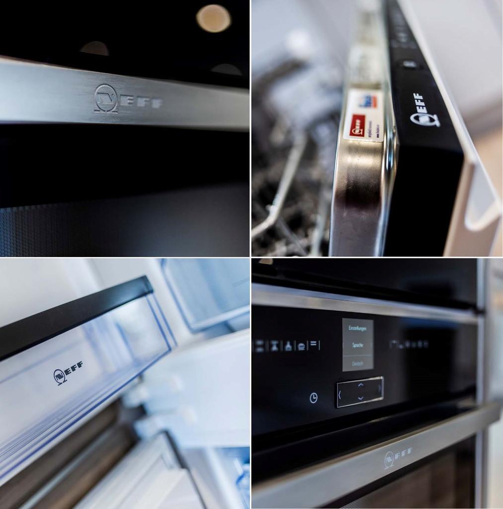 Integrated NEFFF kitchen appliances throuhout