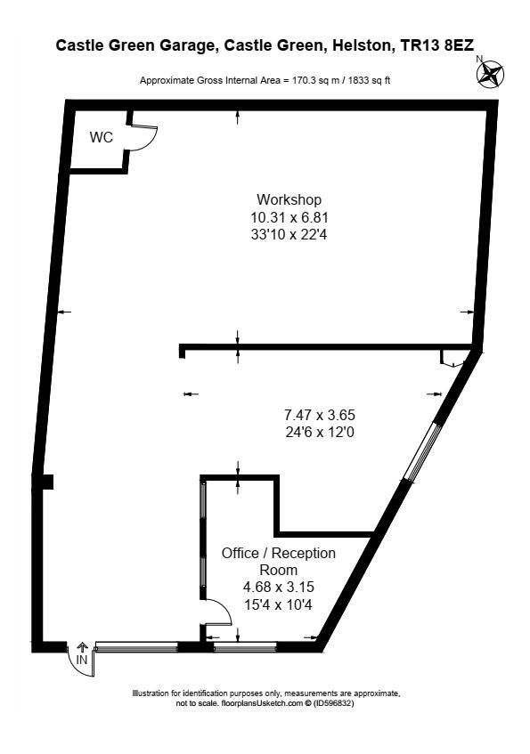 For Public Auction Castle Green Garage Helston Land For Sale