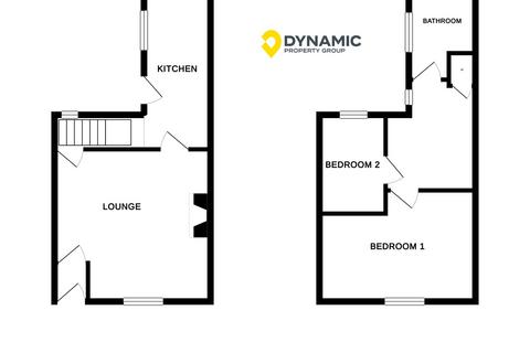 2 bedroom terraced house to rent, Sun Street, Bishop Auckland, County Durham, DL14