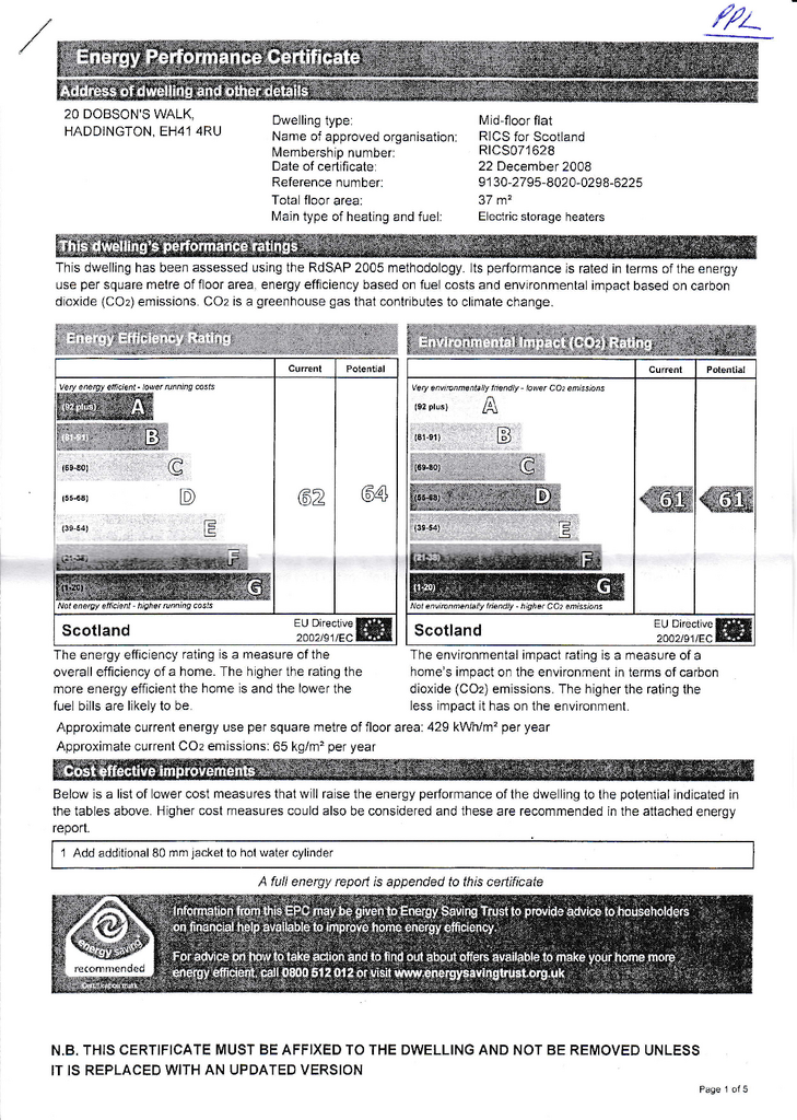 EPC Certificate