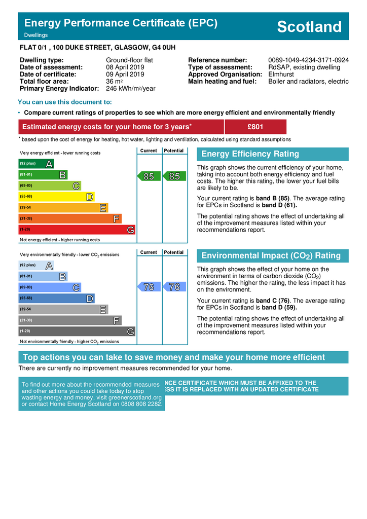 EPC Certificate