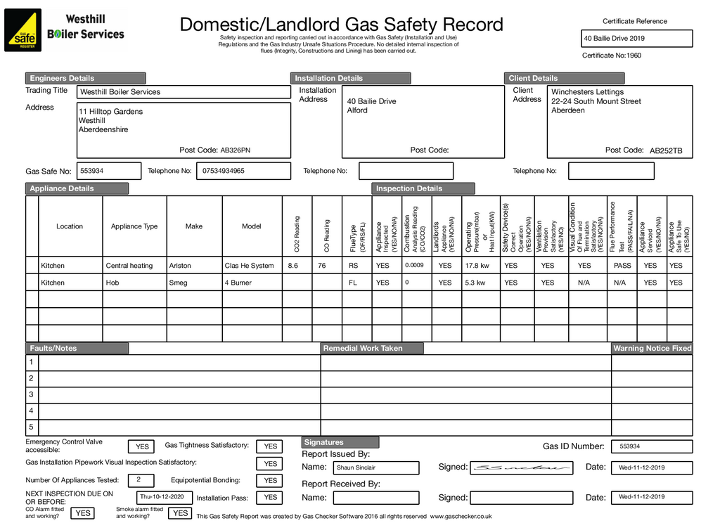 EPC Certificate