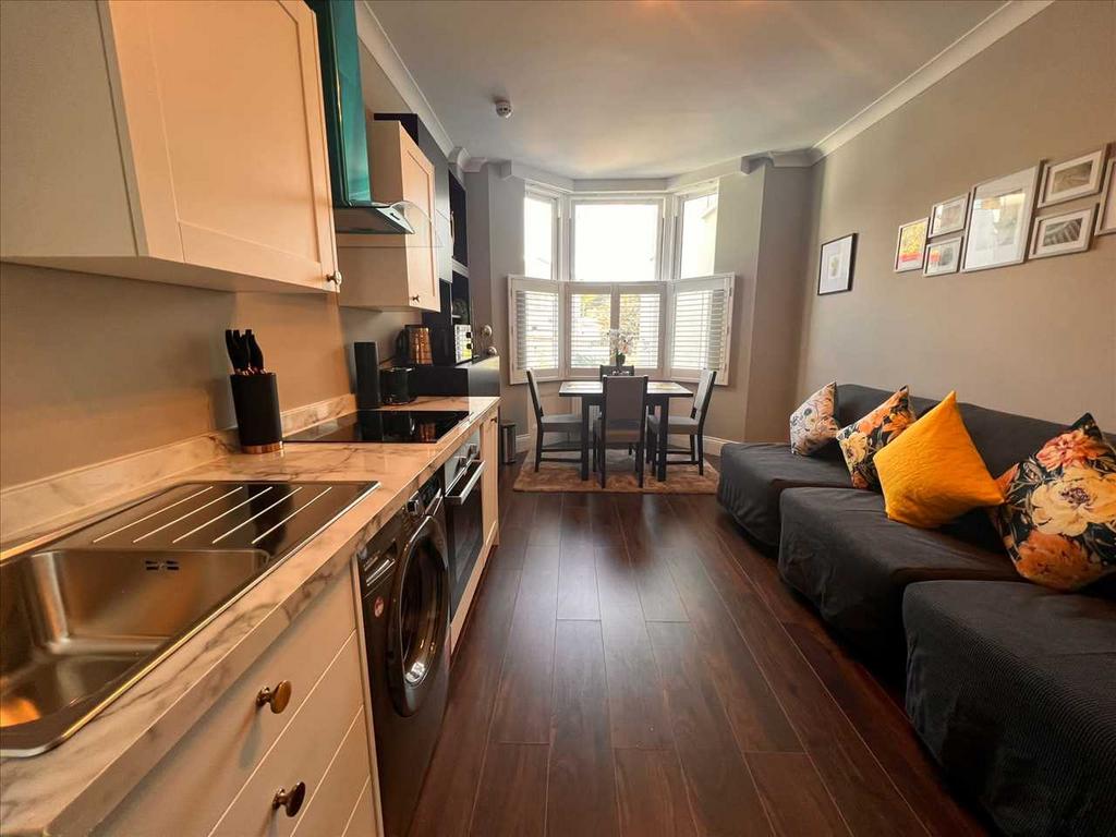 Open-plan living area, open plan living