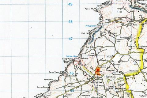 41.03 Acres Accommodation Land at, Moylegrove, Pembrokeshire Land - £
