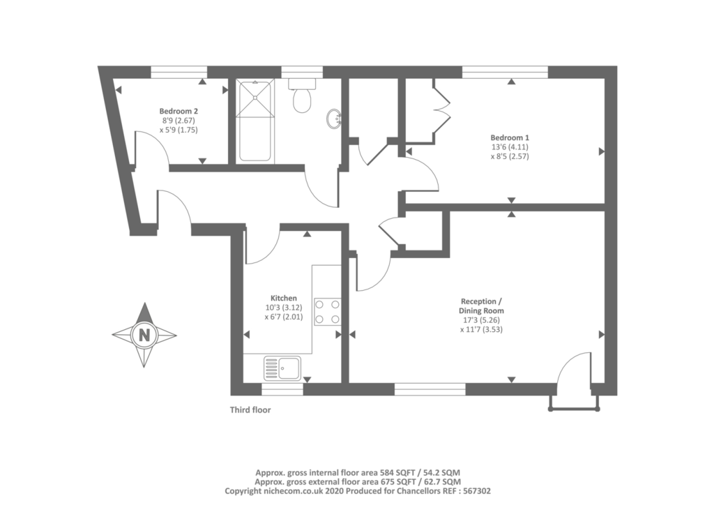 Thorney House, Island, Reading, RG2 1 bed flat for sale £190,000