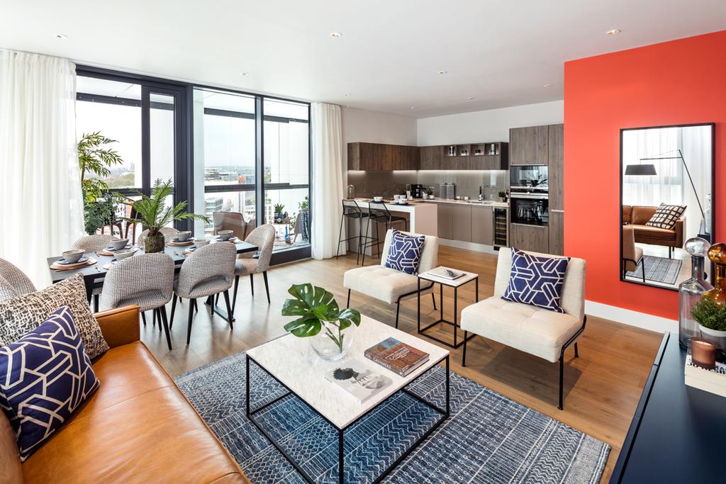 Battersea Exchange, Battersea Park Road, SW8 3 bed apartment £1,199,000