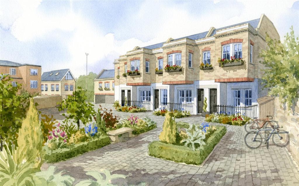 Brookfield Mews, White Hart Lane, Barnes 3 bed flat £835,000