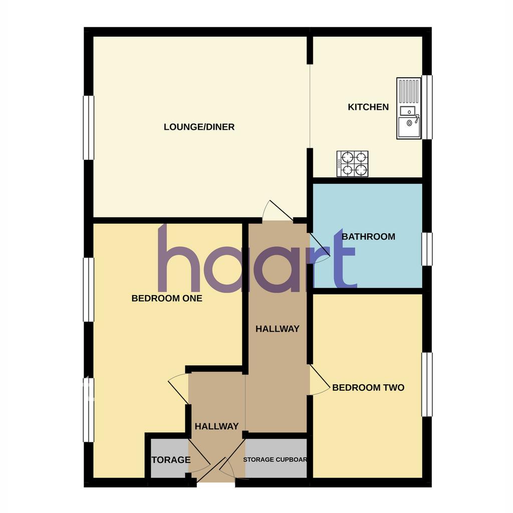 Bruff Road, Ipswich 2 bed flat £125,000