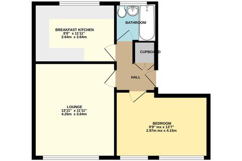 1 bedroom flat to rent, Balmoral Court, Kidderminster, DY10