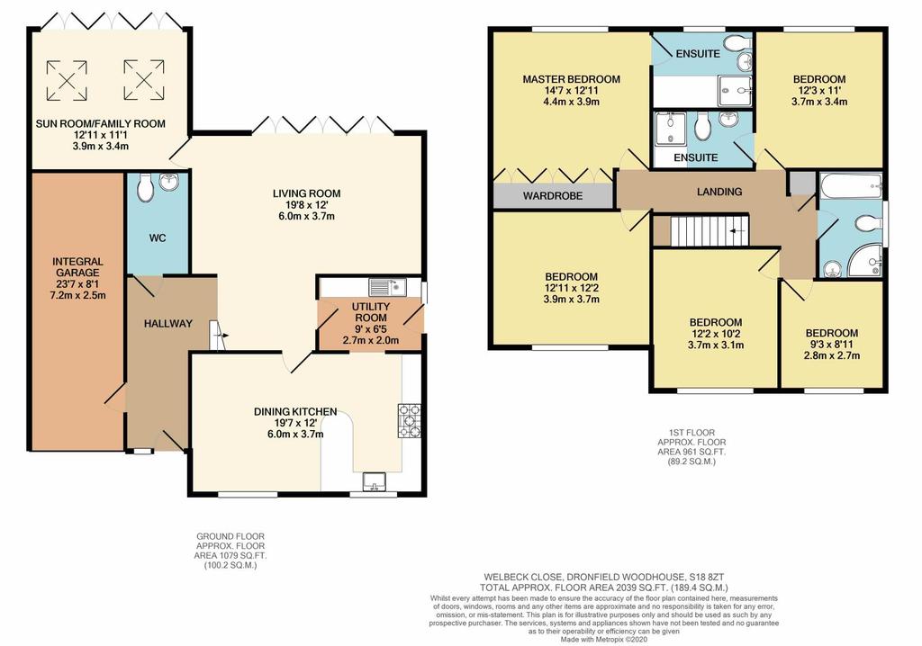 Welbeck Close, Dronfield Woodhouse, Derbyshire, S18 8ZT 5 bed detached house for sale - £530,000