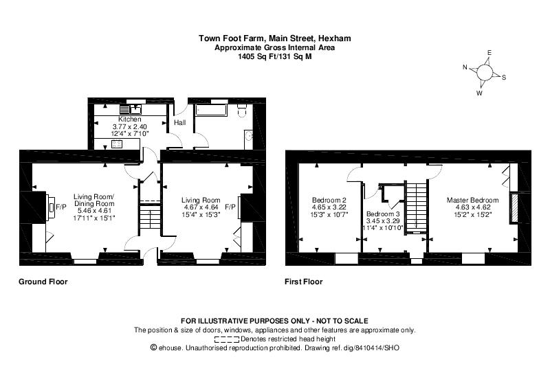 Town Foot Farm, Main Street, Hexham, Northumberland, NE46 3 bed