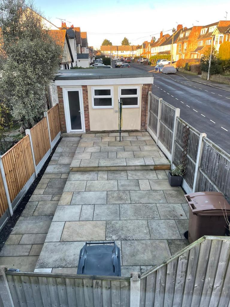 View into rear garden