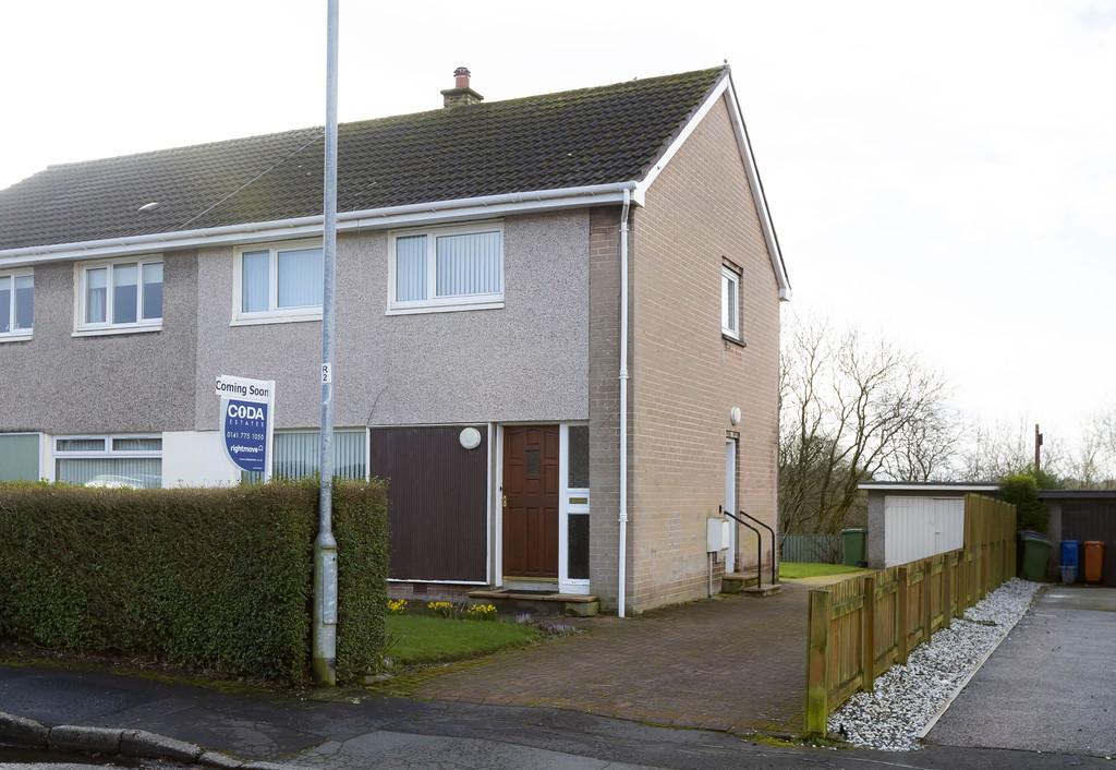 Westermains Ave, Kirkintilloch 3 bed semidetached house £160,000
