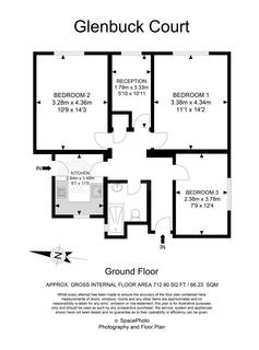 4 bedroom flat to rent - Glenbuck Road