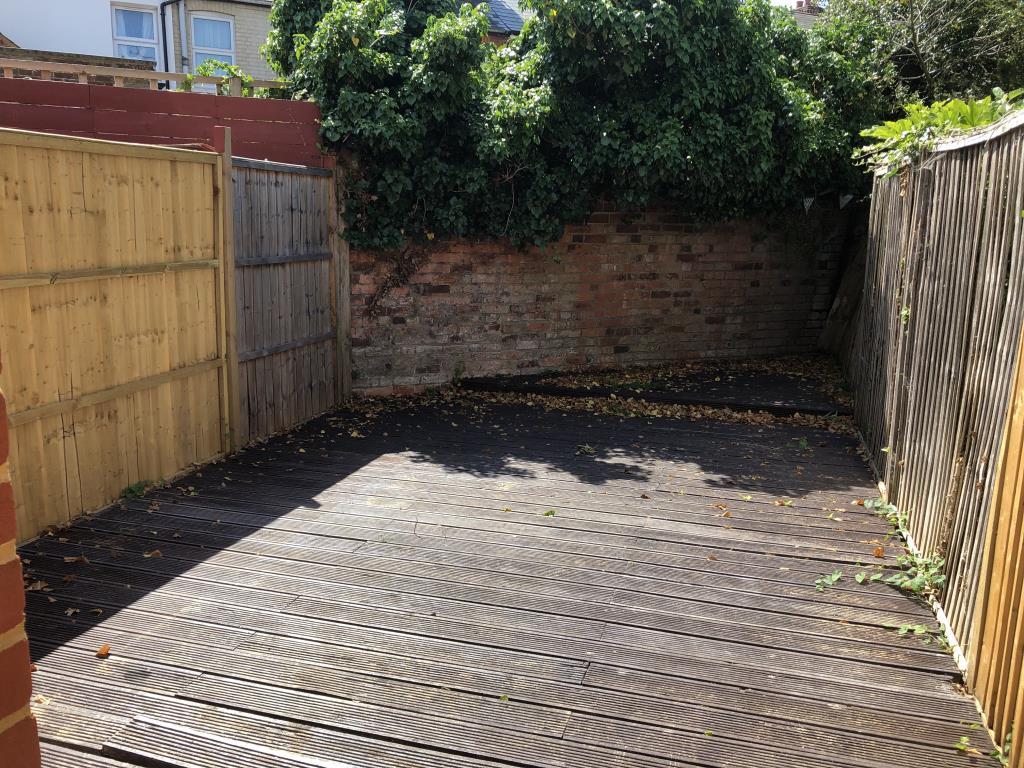 Garden decking area