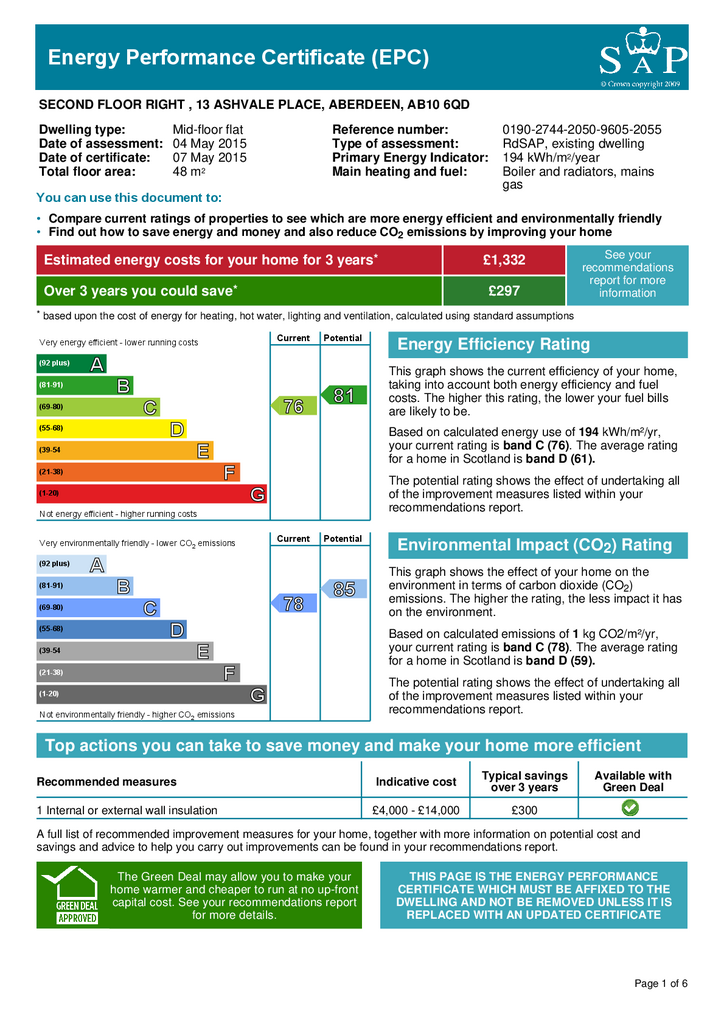 EPC Certificate