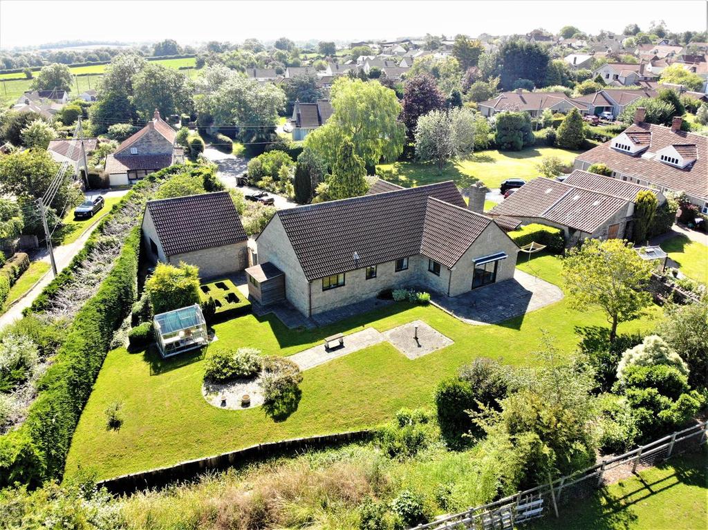 Brook Lane, Catcott, Bridgwater 3 bed detached bungalow £450,000