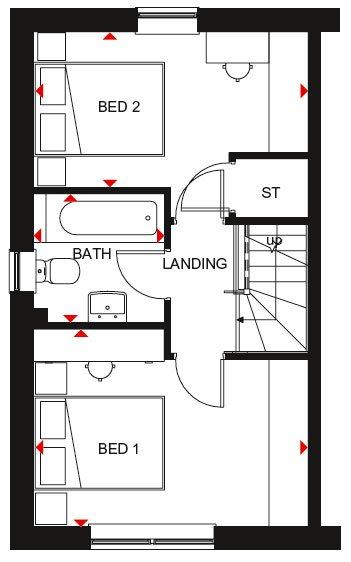 Barratt Homes Floor Plans 2 Bed - House Design Ideas
