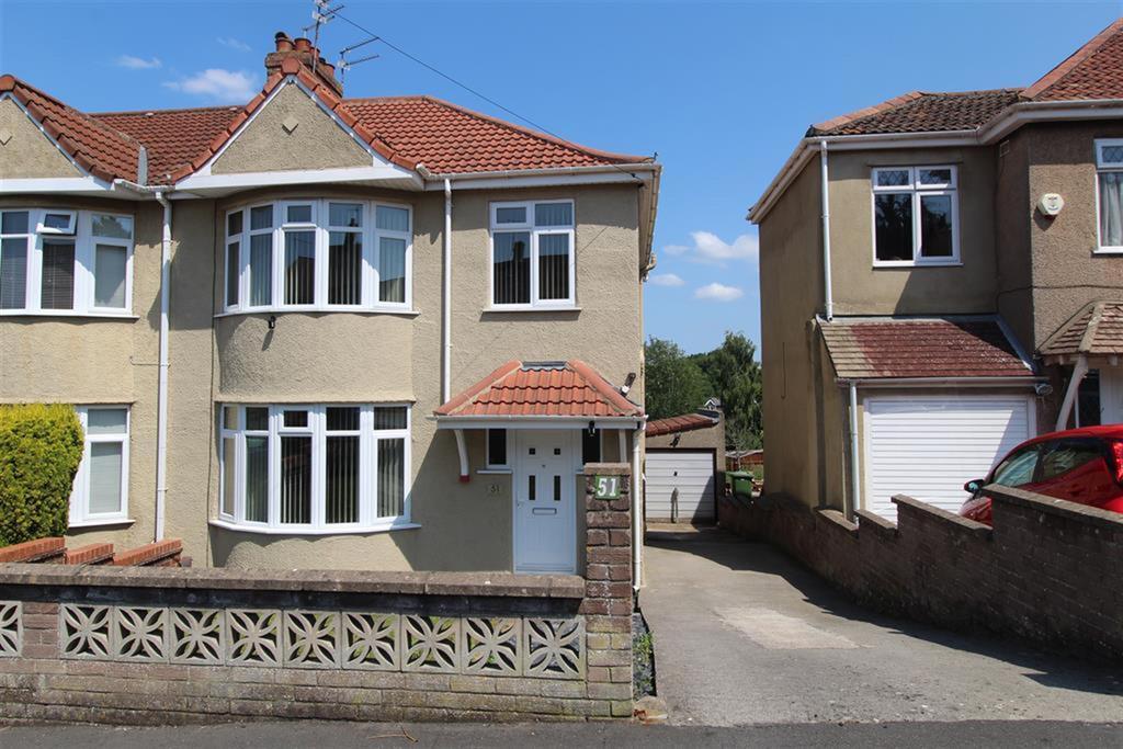 Hazelbury Road, Whitchurch, Bristol, BS14 9ES 3 bed semidetached house