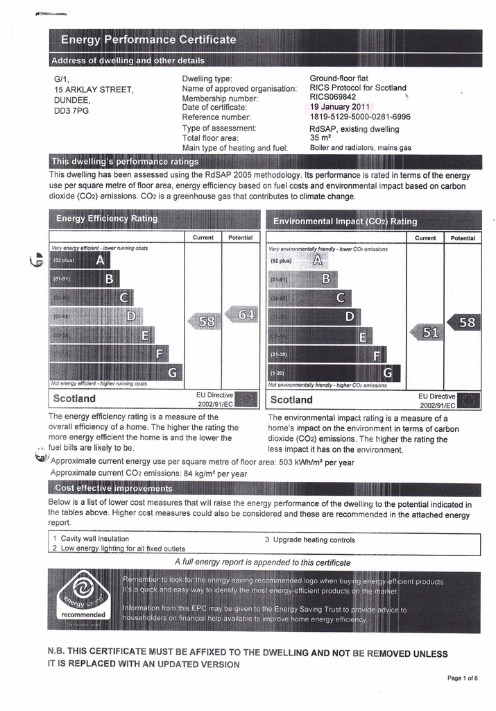 EPC Certificate