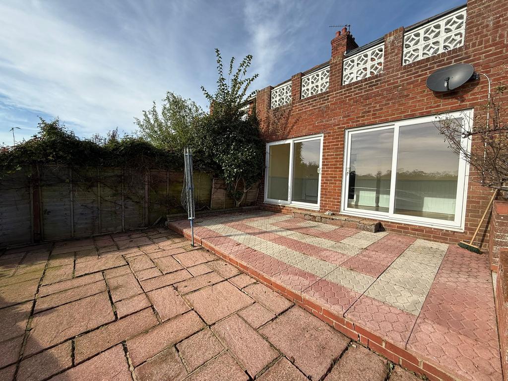 Rear of property