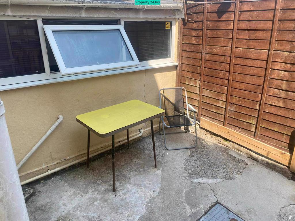 Fenced courtyard