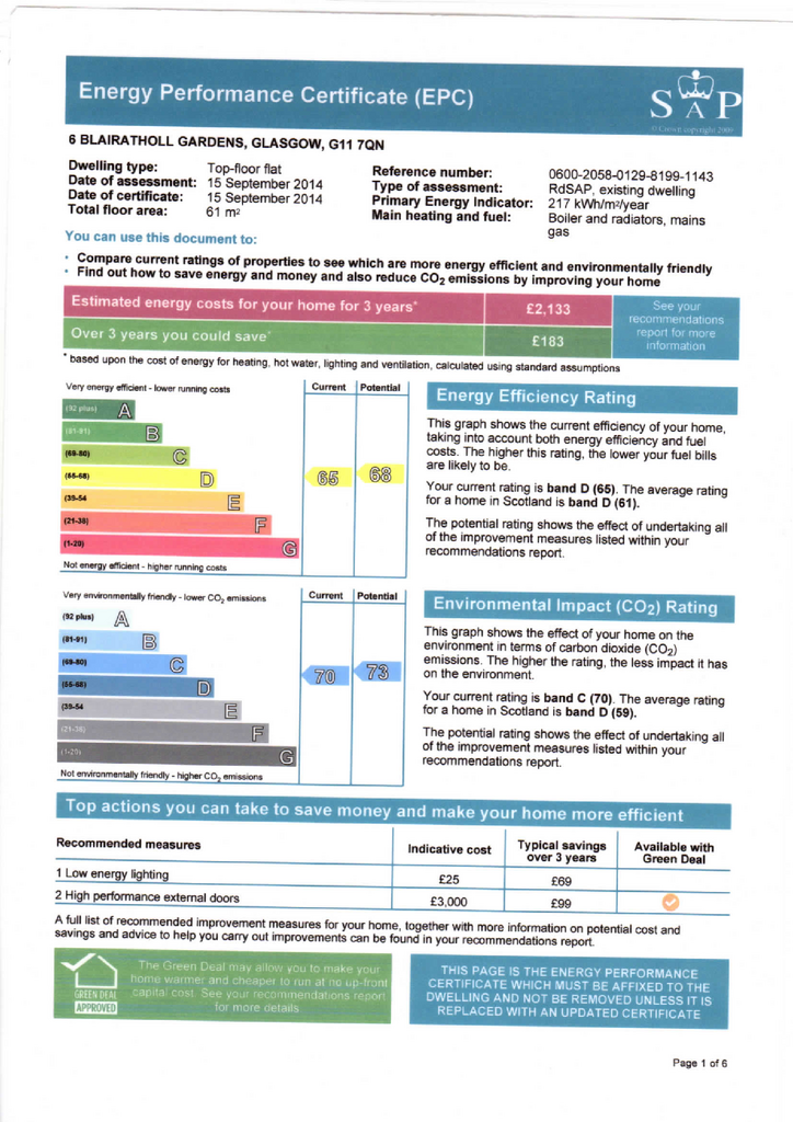 EPC Certificate