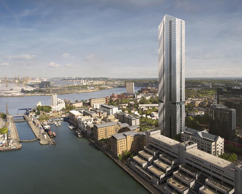 Amory Tower Marsh Wall, Marsh Wall, Canary Wharf E14 1 bed apartment to