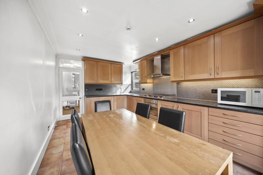 Modern eat in kitchen