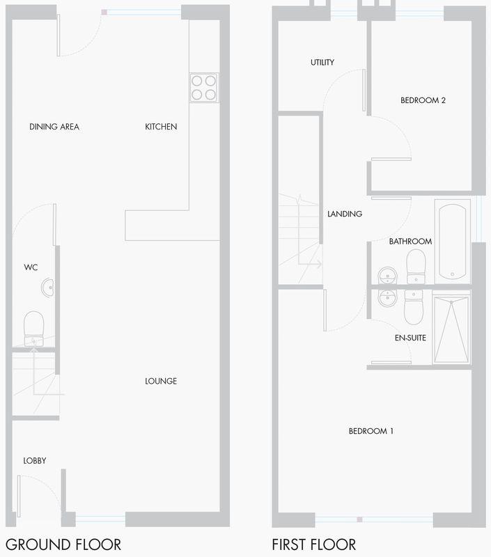 2 bedroom plan