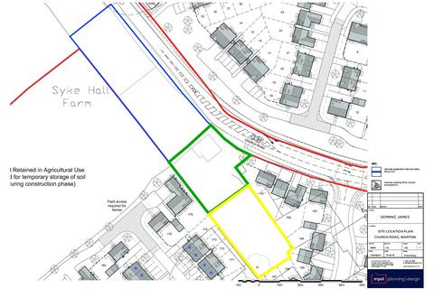 Land for sale, Sykes Hall, Warton, PR4