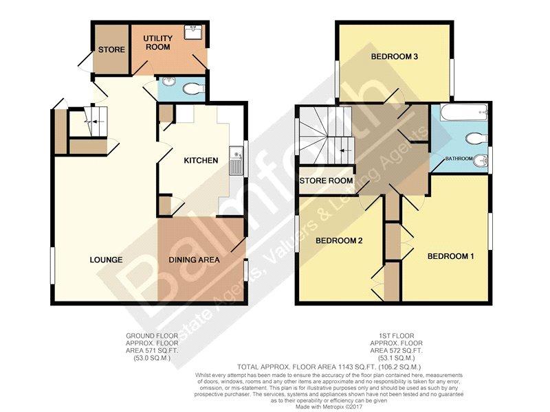 Pine Close Raf Lakenheath Suffolk Ip27 3 Bed Terraced House 1 260 Pcm 291 Pw