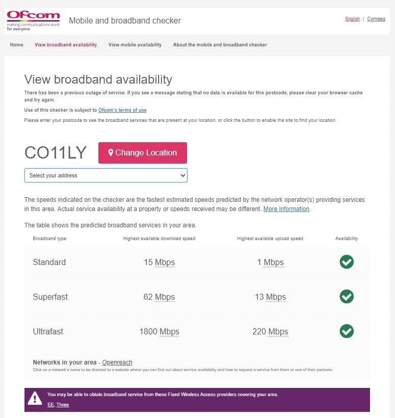 Broadband Check