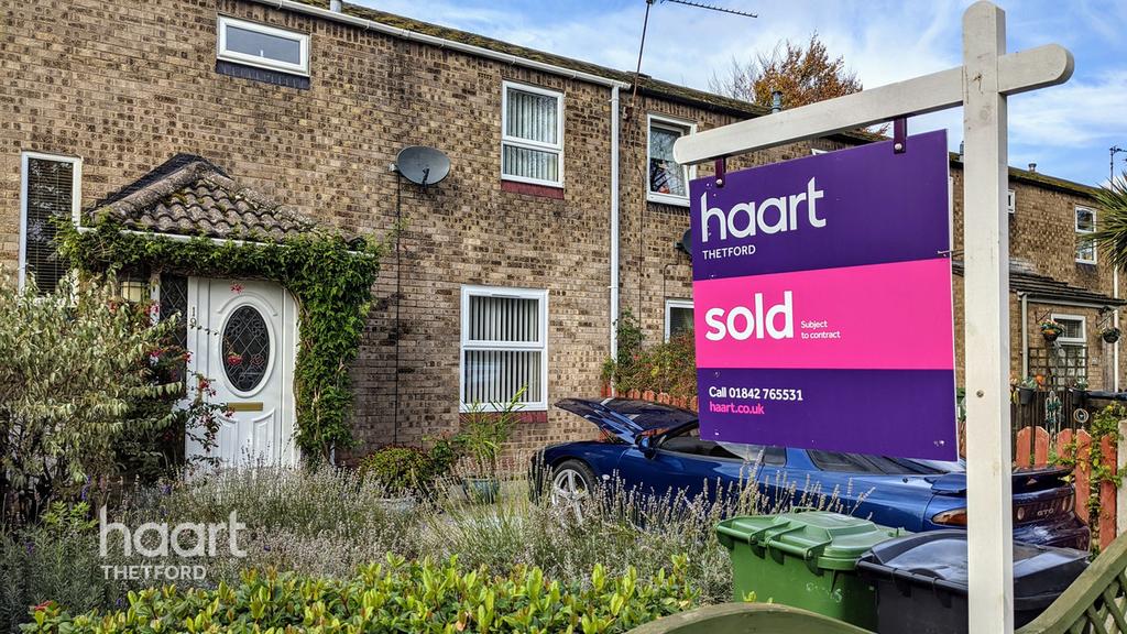 Fairfields, Thetford 3 bed terraced house £195,000